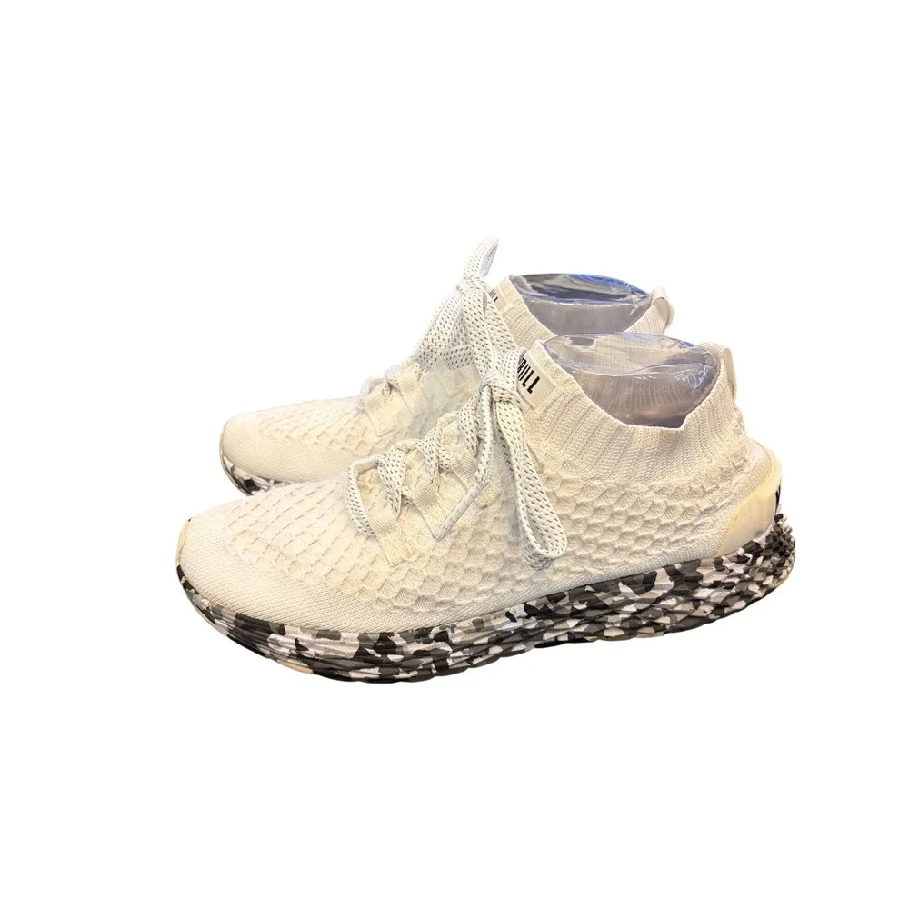 NOBULL Knit Runner Men's 6.5 Women's 8 White Camo Sole Training Shoes